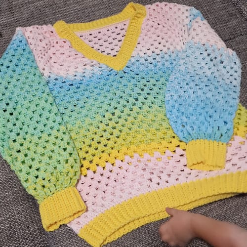 Customer photo review of YarnArt Bouqet