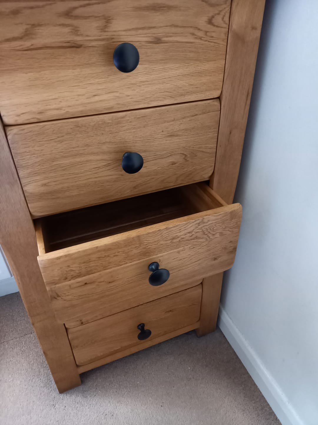 Customer photo review of Classic Cast Iron Cupboard Handles | Black