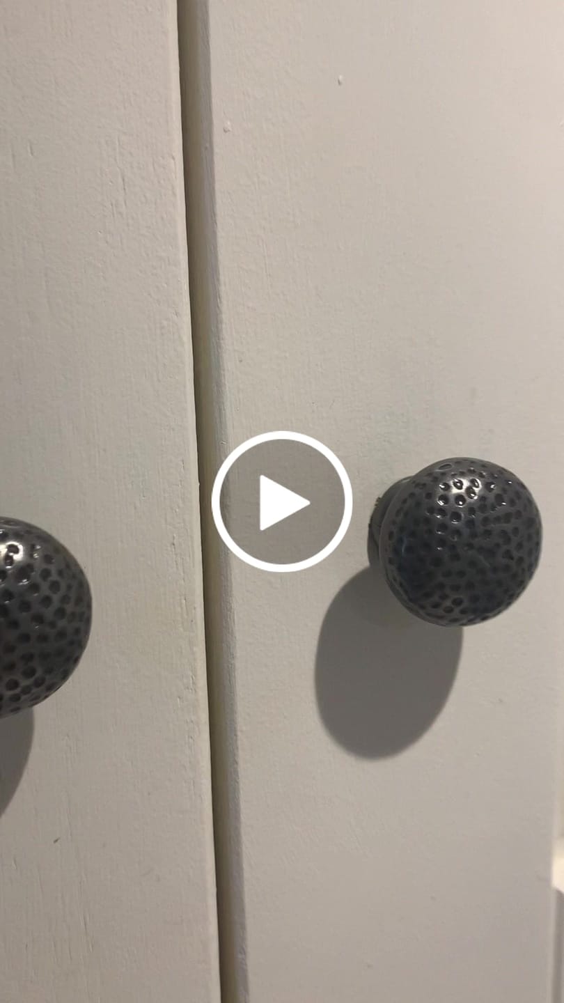 Customer video review of Warwick Mottled Cast Iron Cupboard Knob