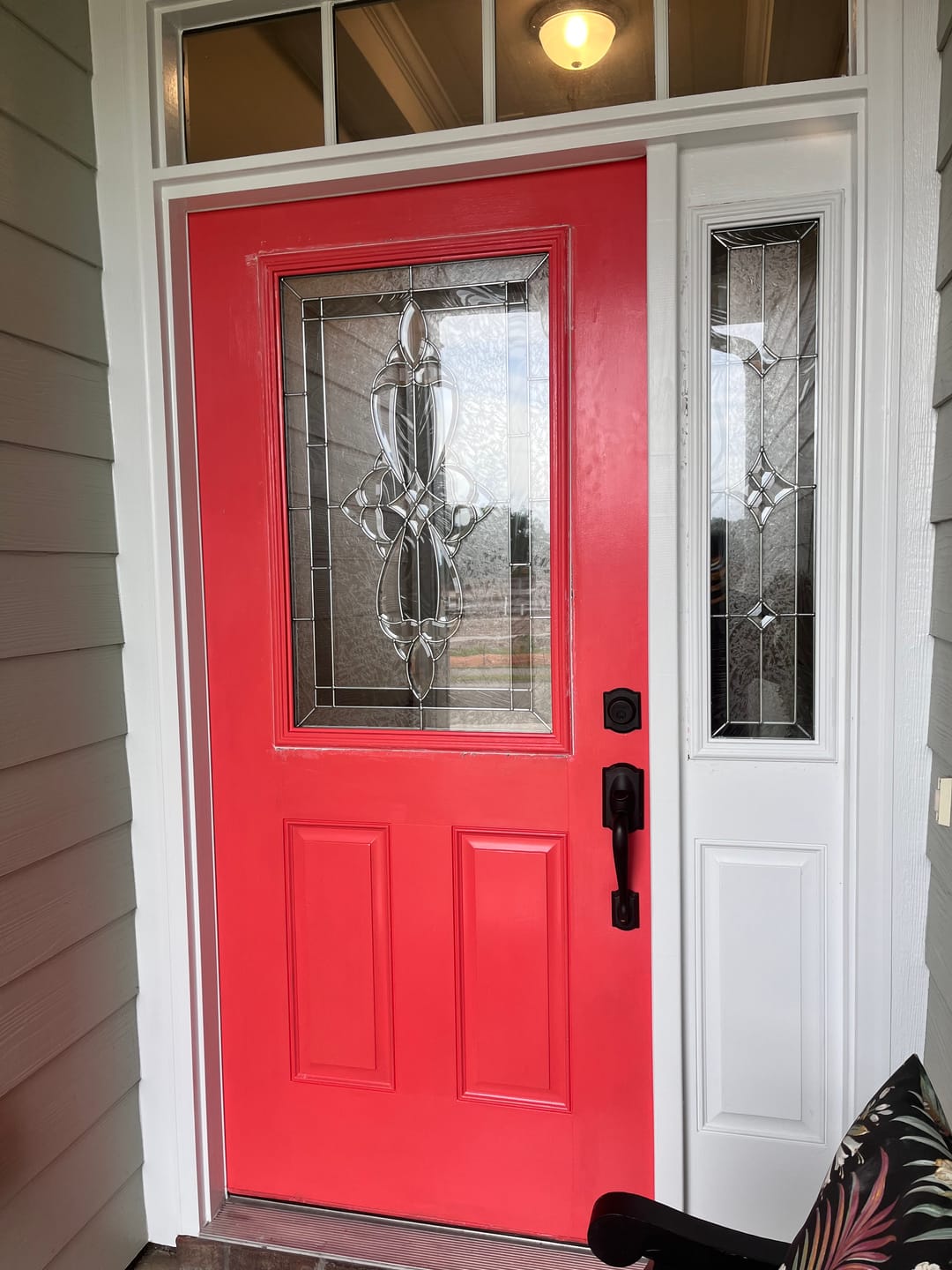 Customer photo review of Wexford Glass and Frame Kit (Half Lite 24" x 38" Frame Size)
