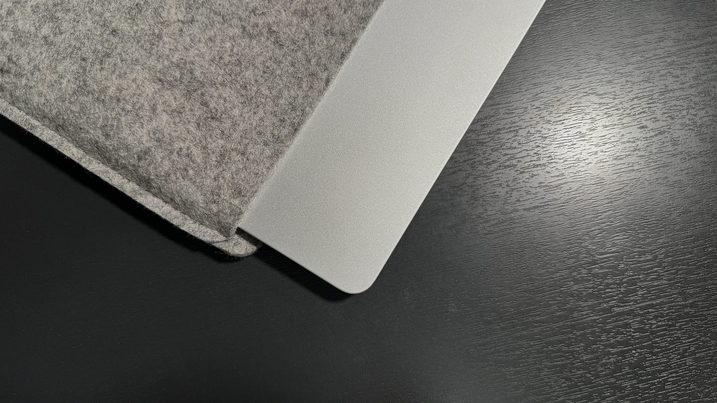 Customer photo review of sleeve for macbook