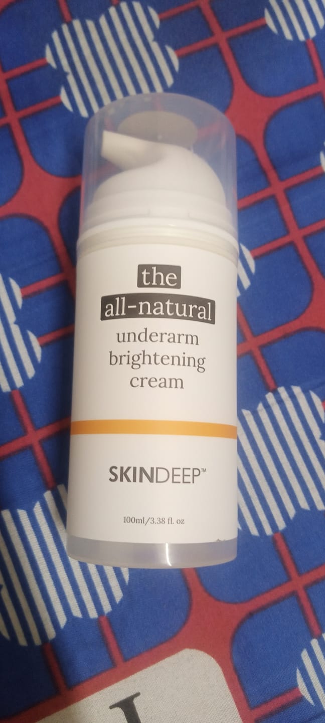 Customer photo review of THE ALL-NATURAL UNDERARM BRIGHTENING CREAM