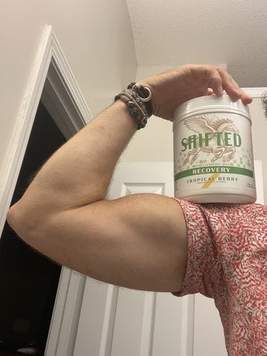 Customer photo review of Shifted Recovery - Post-Workout Formula