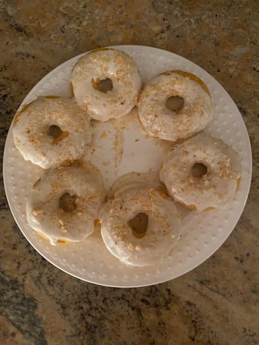 Customer photo review of Standard Flavors Protein Donut Mixes - Monthly Subscription