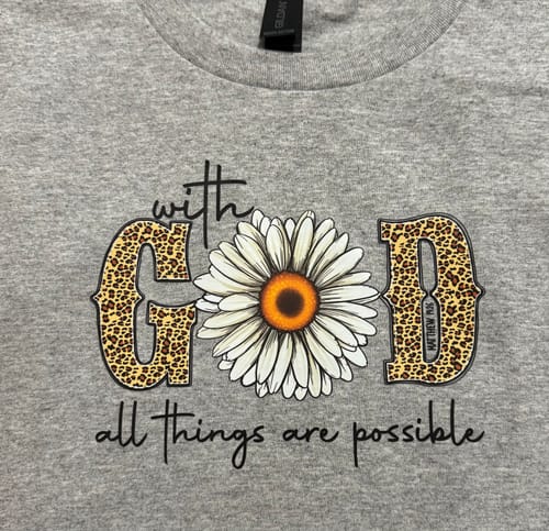 Customer photo review of Floral God DTF Transfer