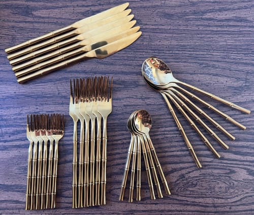 Customer photo review of Elia Flatware Utensils Set