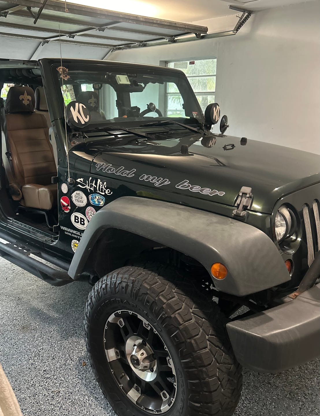 Customer photo review of Premium Hood Lettering | Set of 2