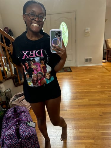 Customer photo review of CUSTOM VINTAGE TEE