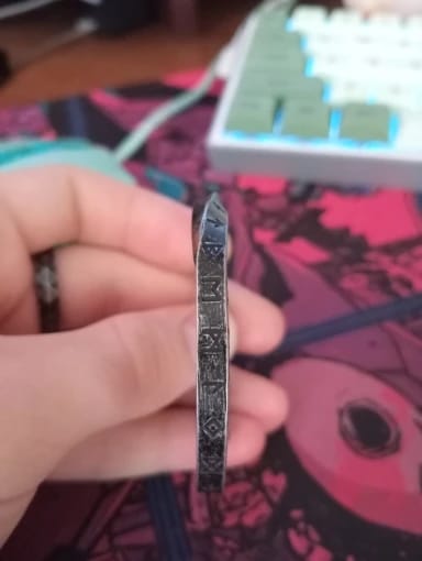 Customer photo review of Viking Runes Norse Cuff Bracelet