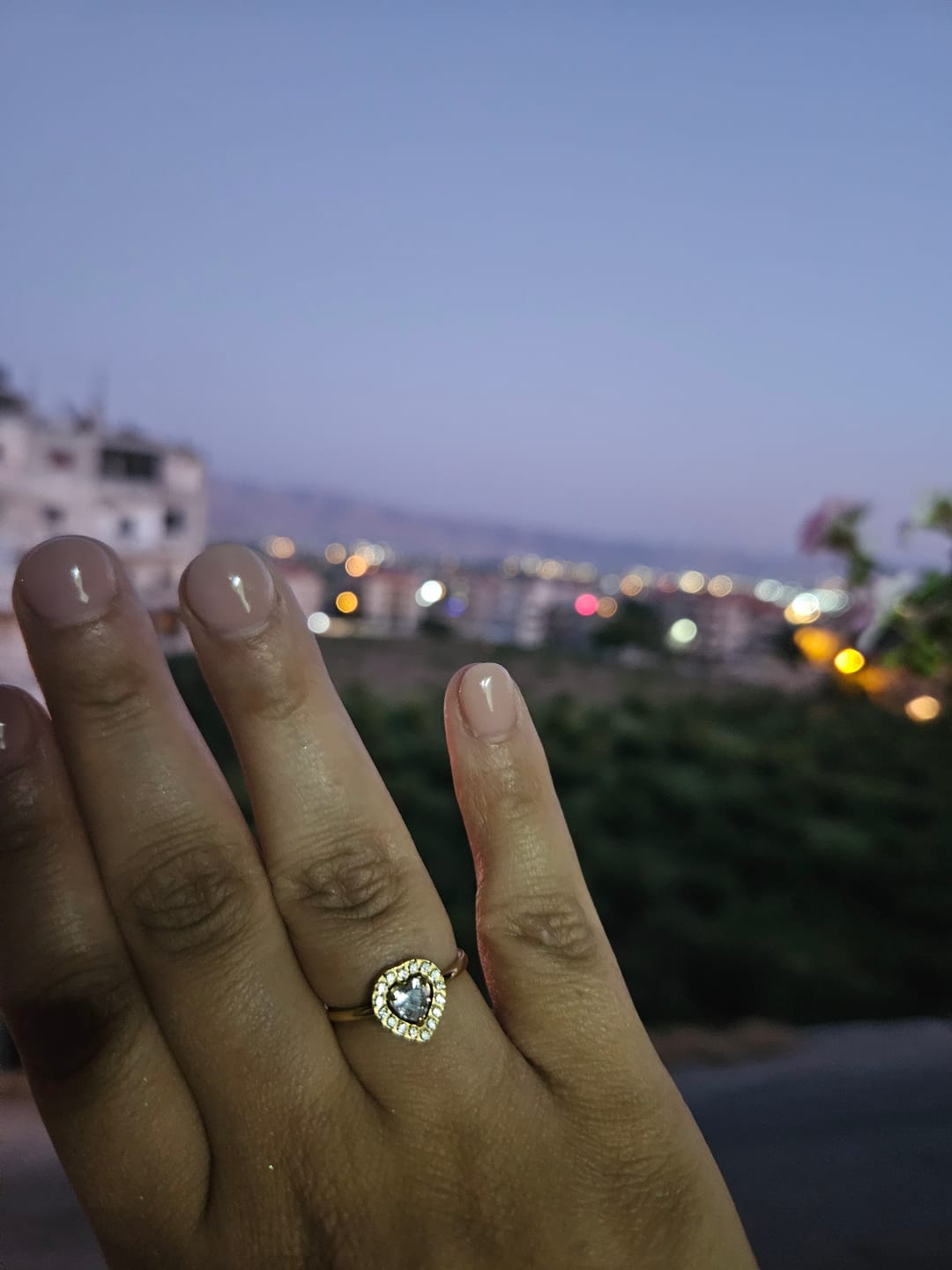 Customer photo review of Shine Heart Ring | 18K vergoldet