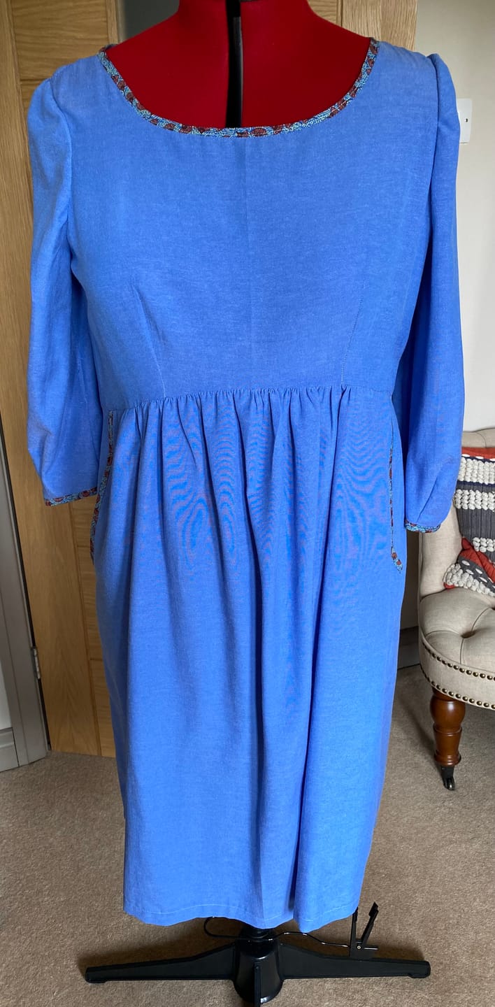 Customer photo review of Denim Bias Binding Tape - 5 metres