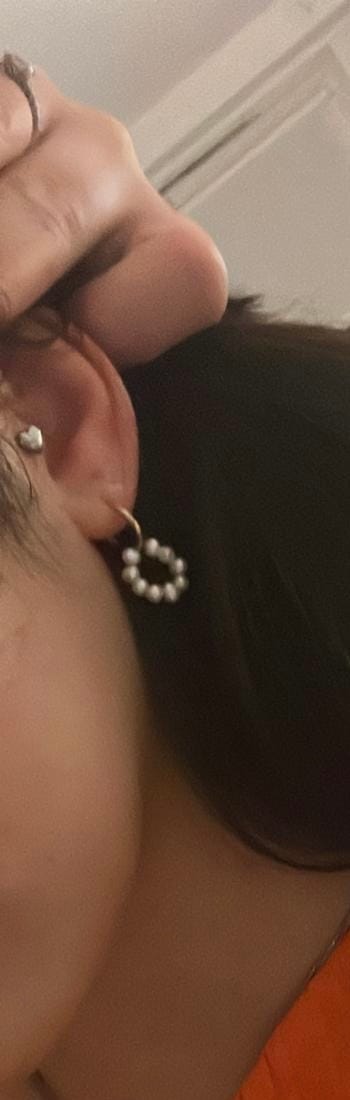 Customer photo review of Cute Heart Piercing | Titan