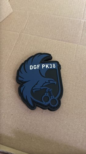 Customer photo review of Individuell gefertigte Patches ( Ab 20 Stück )