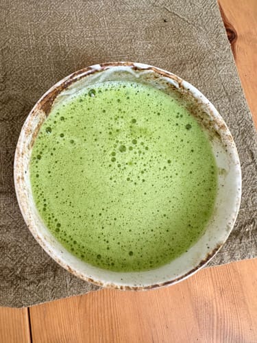 Customer photo review of Premium Matcha Chiran Green Tea
