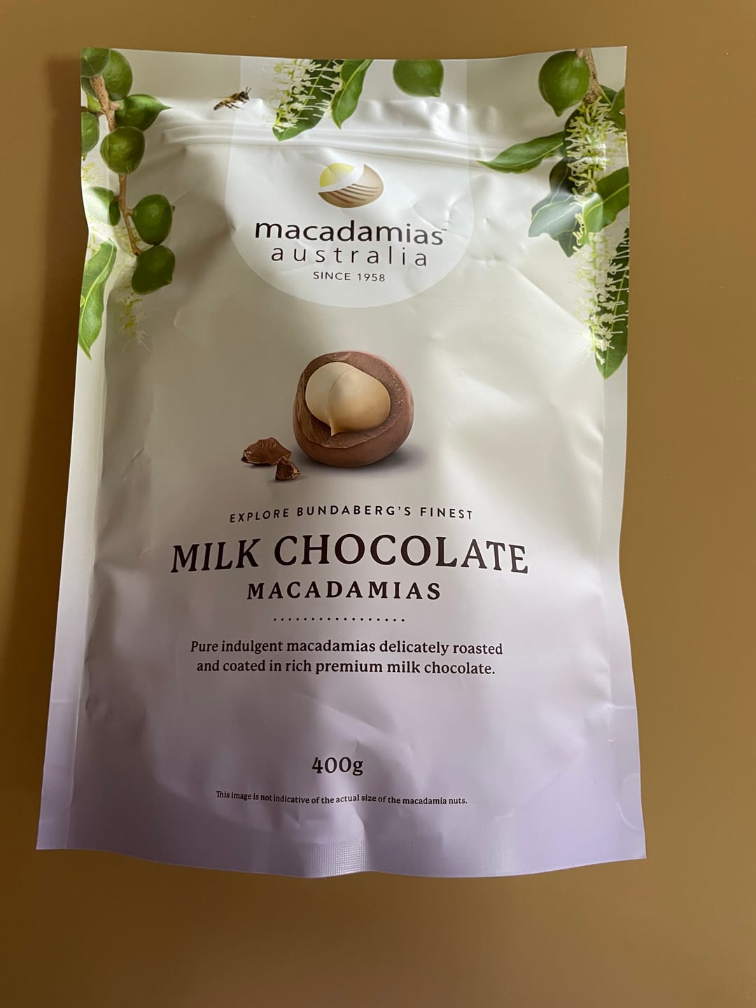 Customer photo review of Milk Chocolate Macadamias