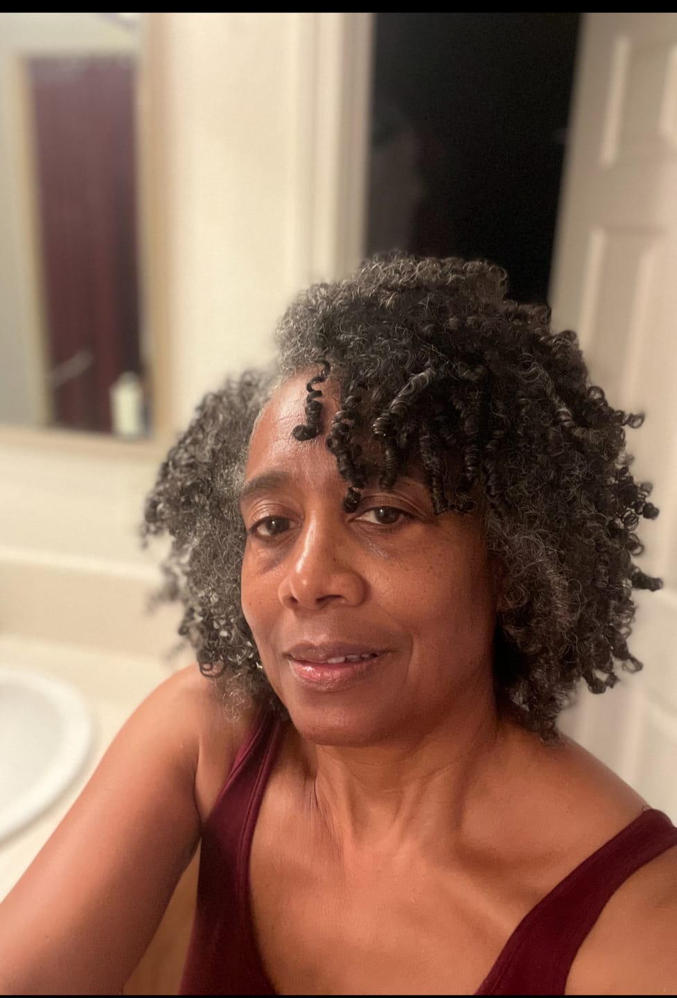Customer photo review of LAVISH Leave-In Conditioning Styler