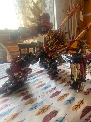 Customer photo review of Cang Toys Cang-Toys CT-Chiyou-05 Thorilla CT-Chiyou-08 Rusirius 2 in 1 Set Predaking Combiner 23cm / 9"