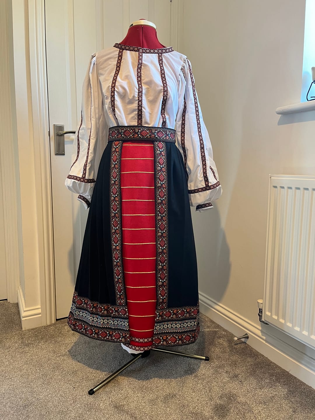 Customer photo review of Plain Wool Blend Fabric