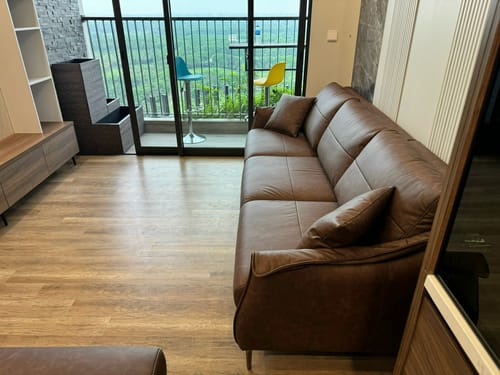 Customer photo review of Sofa văng da 3 chỗ tựa gối - ROSY