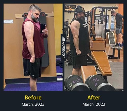 Customer photo review of Maximum Formula Pre Workout