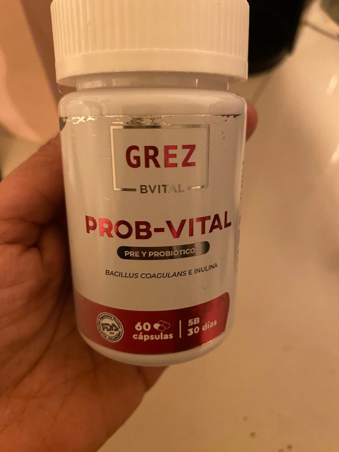 Customer photo review of PROB-VITAL - Simbiótico (Probióticos & prebióticos)