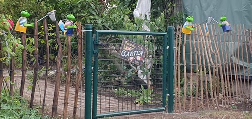 Customer photo review of Mein Garten - Outdoor-Türschild