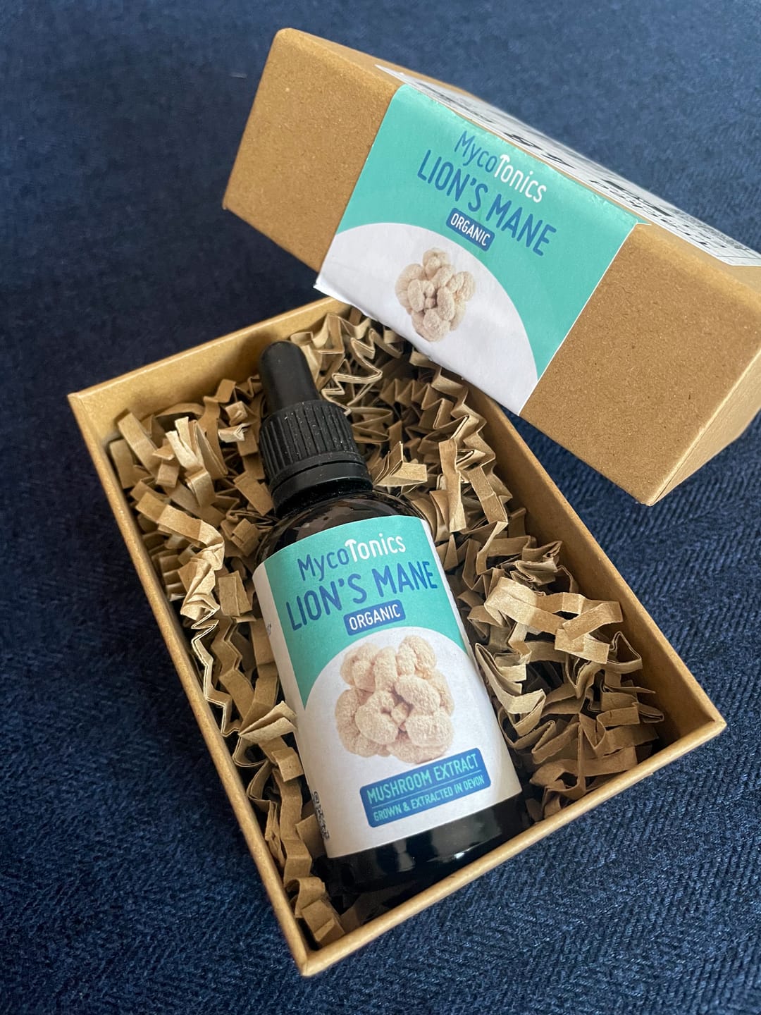 Customer photo review of Organic Lion's Mane Mushroom Extract Supplement (50ml)