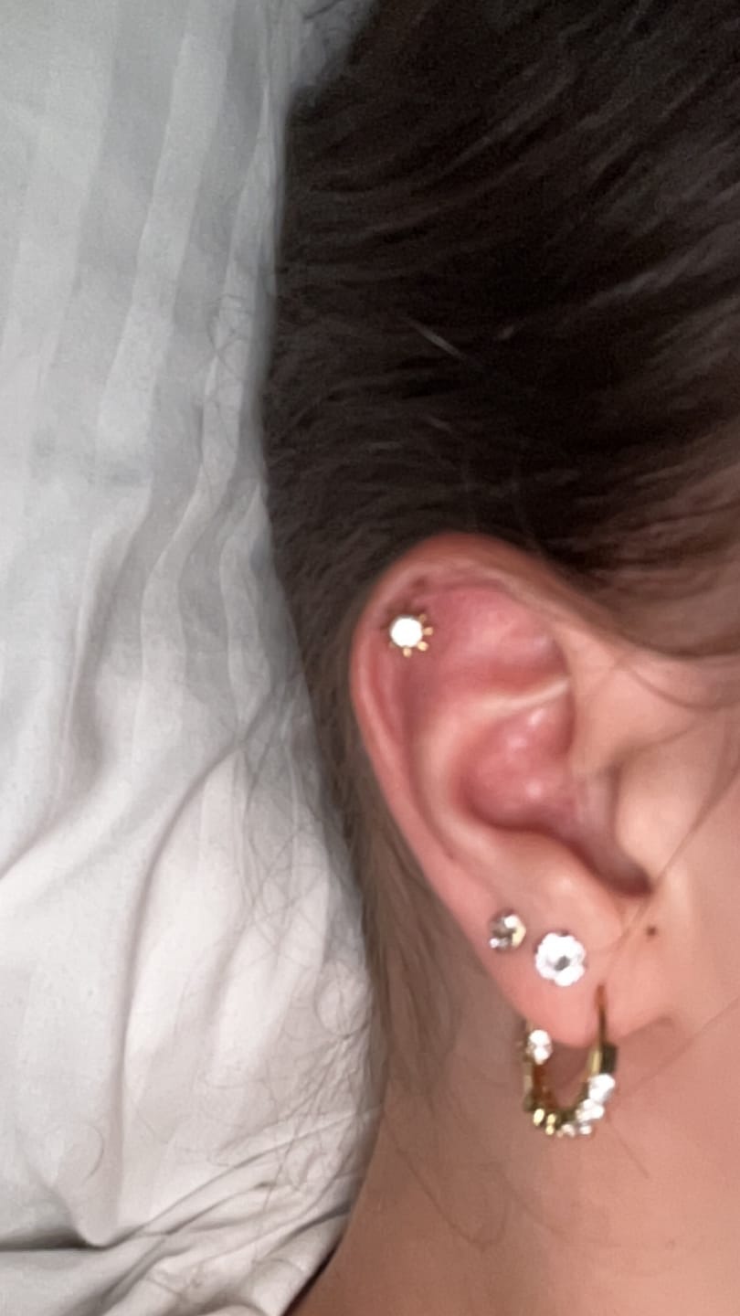 Customer photo review of Sunny Piercing | Titan
