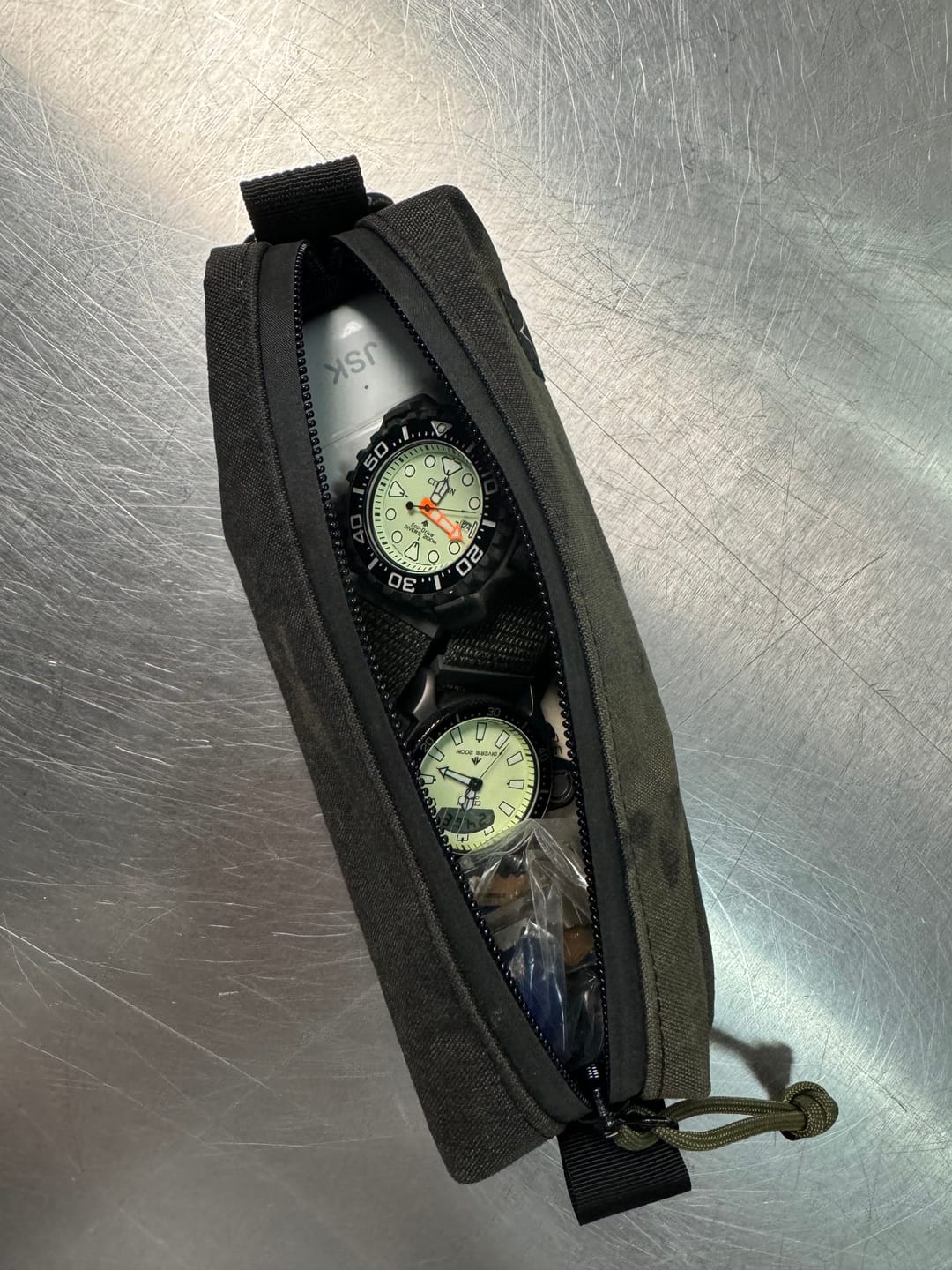 Customer photo review of W.O.E. X-Pac Strap Pouch - AVAILABLE NOW