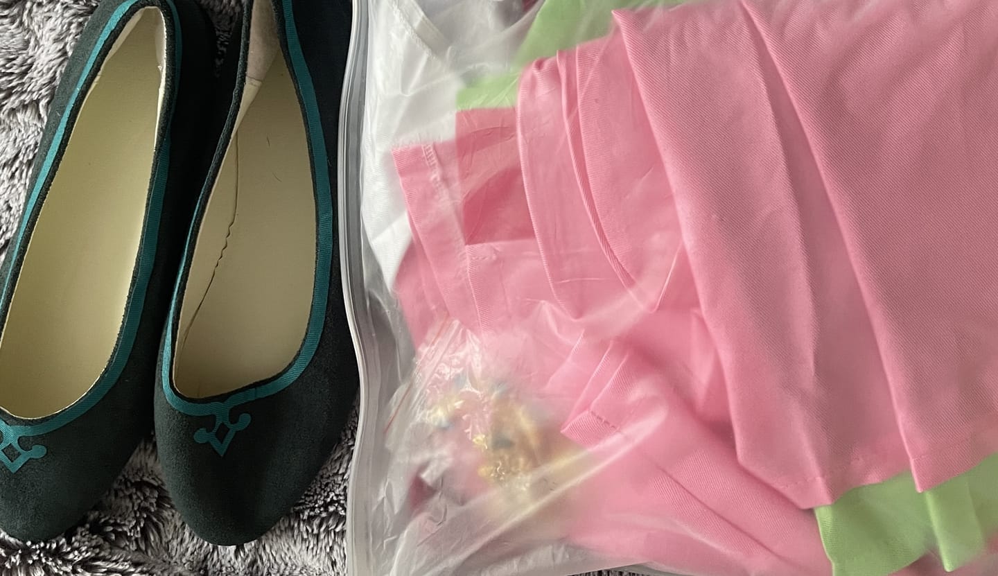Customer photo review of Kusuriya no Hitorigoto Maomao Rosa Hanfu Cosplay Kostüm Set