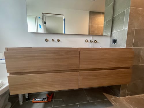 Customer photo review of Monterey Floating Vanity (Latest Model) - 2nd Generation (24"-116")