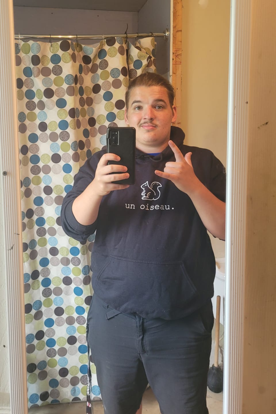 Customer photo review of Hoodie - Un oiseau.