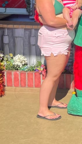 Customer photo review of SERENA Evergreen Triangle Bikini Top