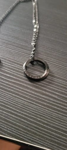 Customer photo review of Round Norse Viking Runes Necklaces