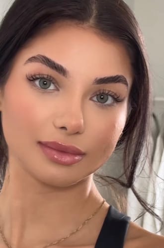 Customer photo review of GlamourLashes - Magnetische Wimpern