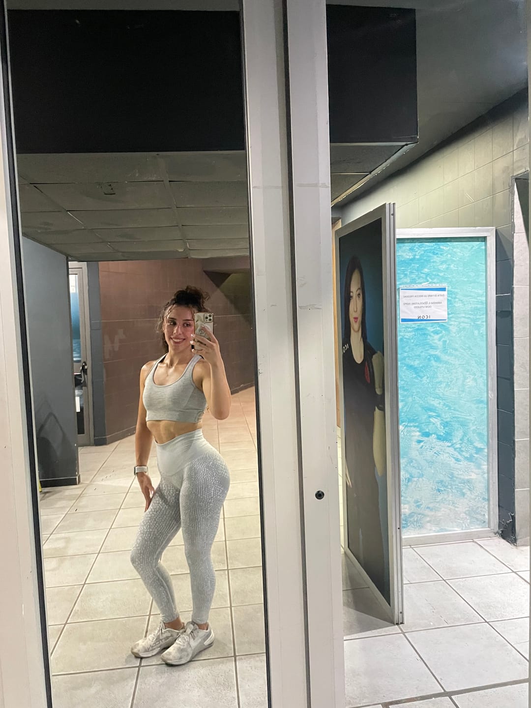 Customer photo review of Leggings Jungle Pitone Ghiaccio