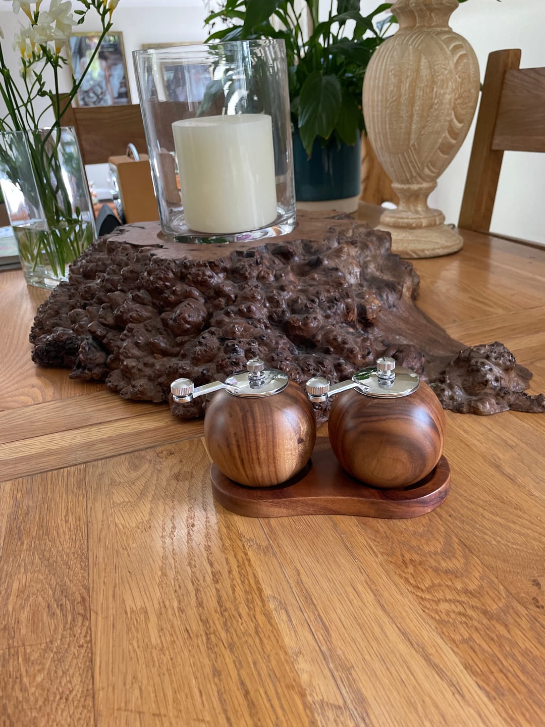 Customer photo review of Salt and Pepper Mill Grinder Set - So At Nature