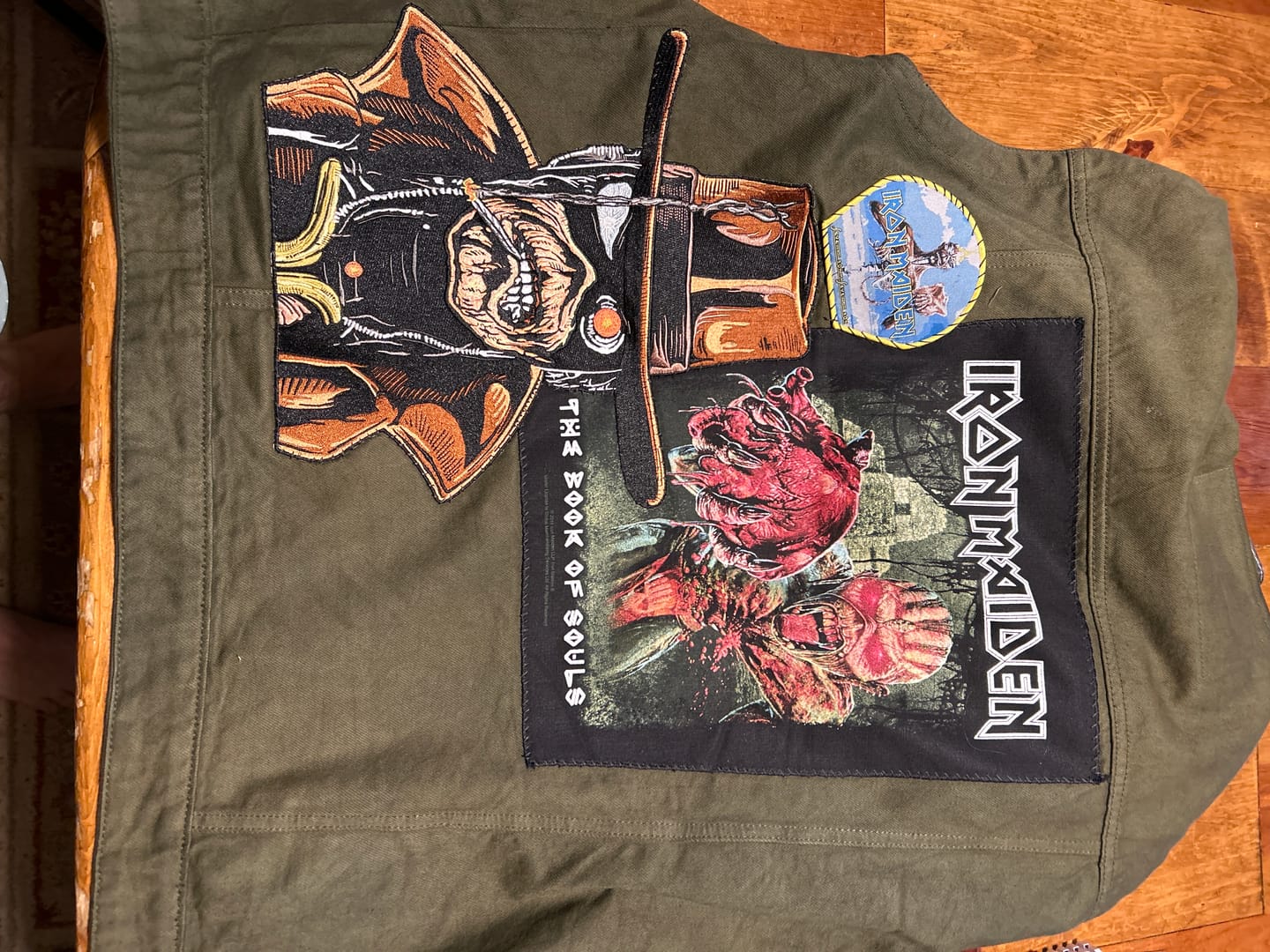 Customer photo review of Iron Maiden - Stranger In A Strange Land - Embroidered Backpatch