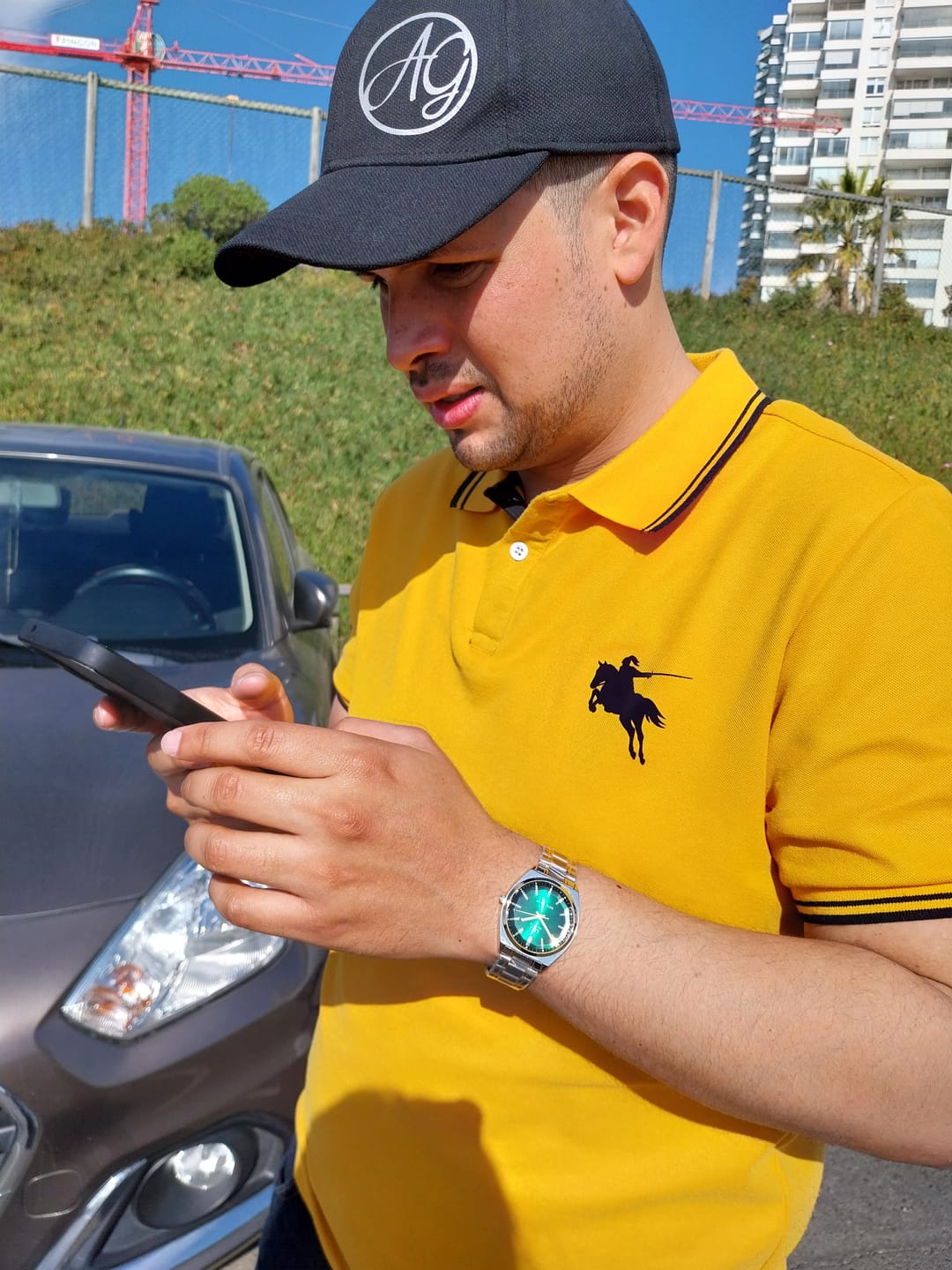 Customer photo review of Reloj Q&Q JDM QB78-422 Caja de Acero y Cristal Biselado 36mm
