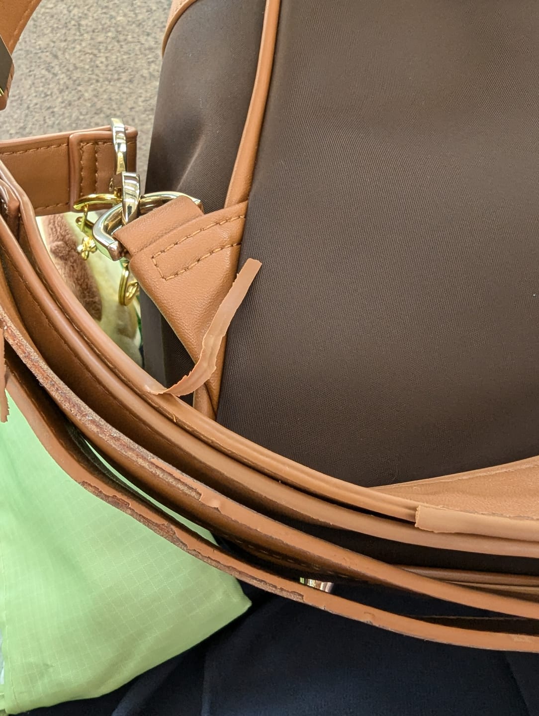 Customer photo review of Carmel Convertible Backpack and Crossbody