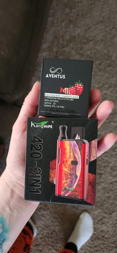 Customer photo review of THC WATERMELON KUSH Full Spectrum 510 Thread Vape Cartridge 1000mg 1 gram