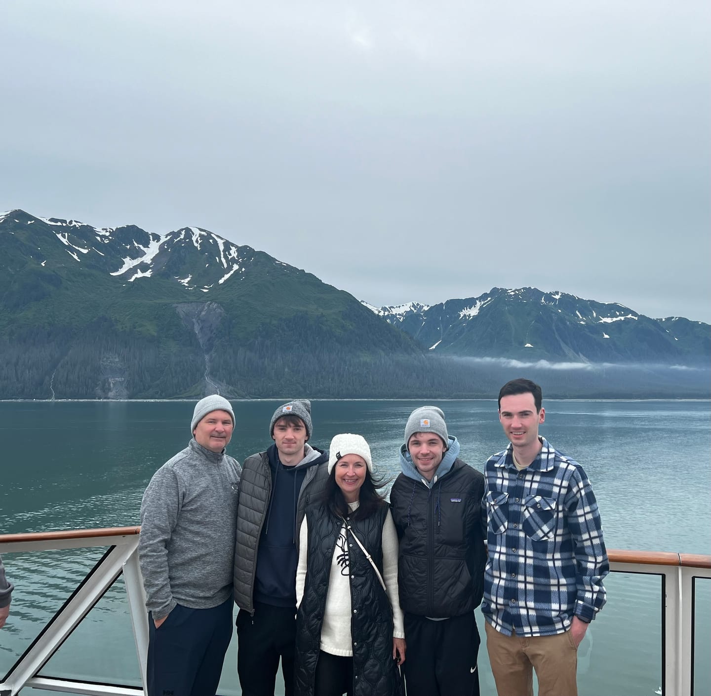 Customer photo review of Men's Custom Quarter Zip Performance Pullover