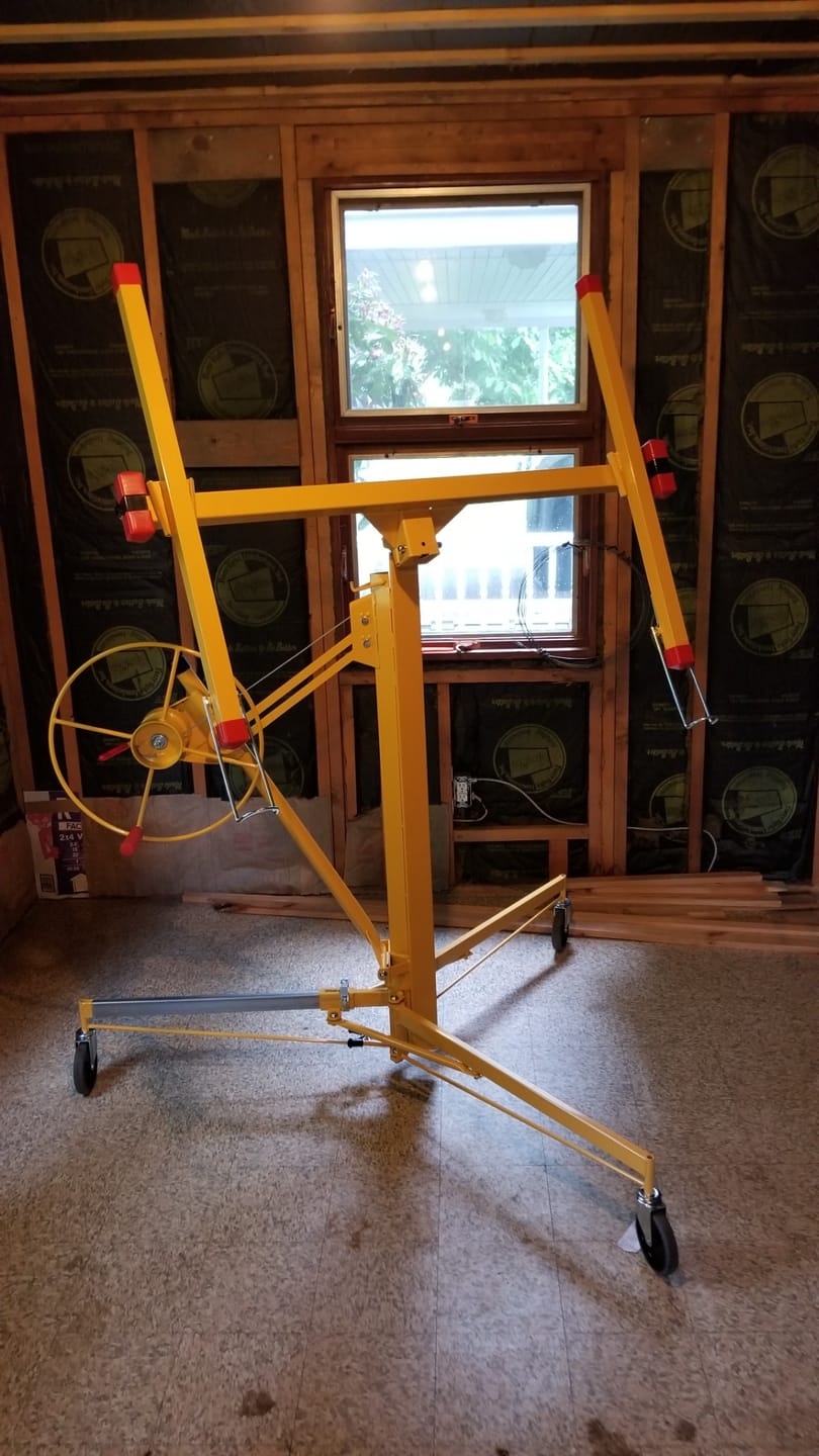 Customer photo review of Panellift Drywall Lift Model 125 11' 150 lbs