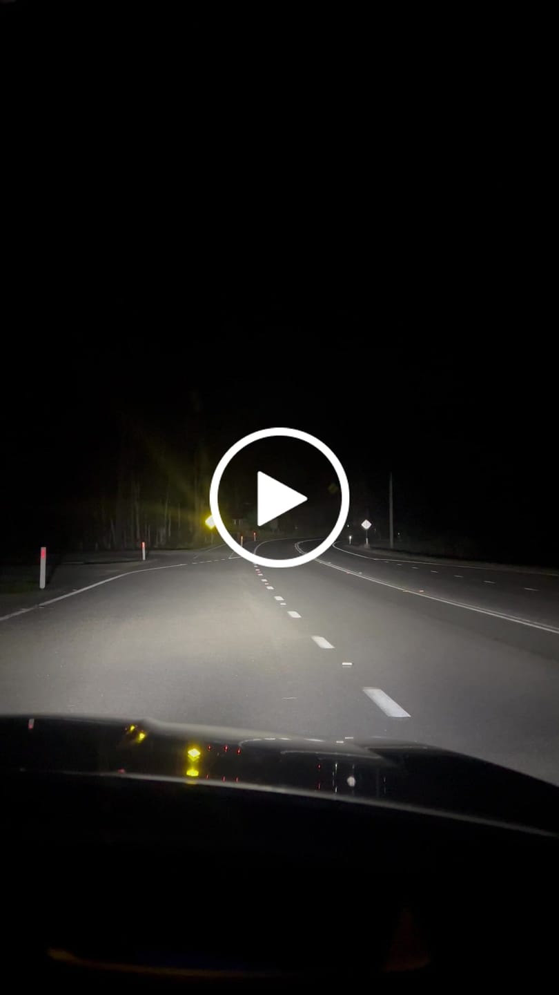 Customer video review of LED Headlight Globes