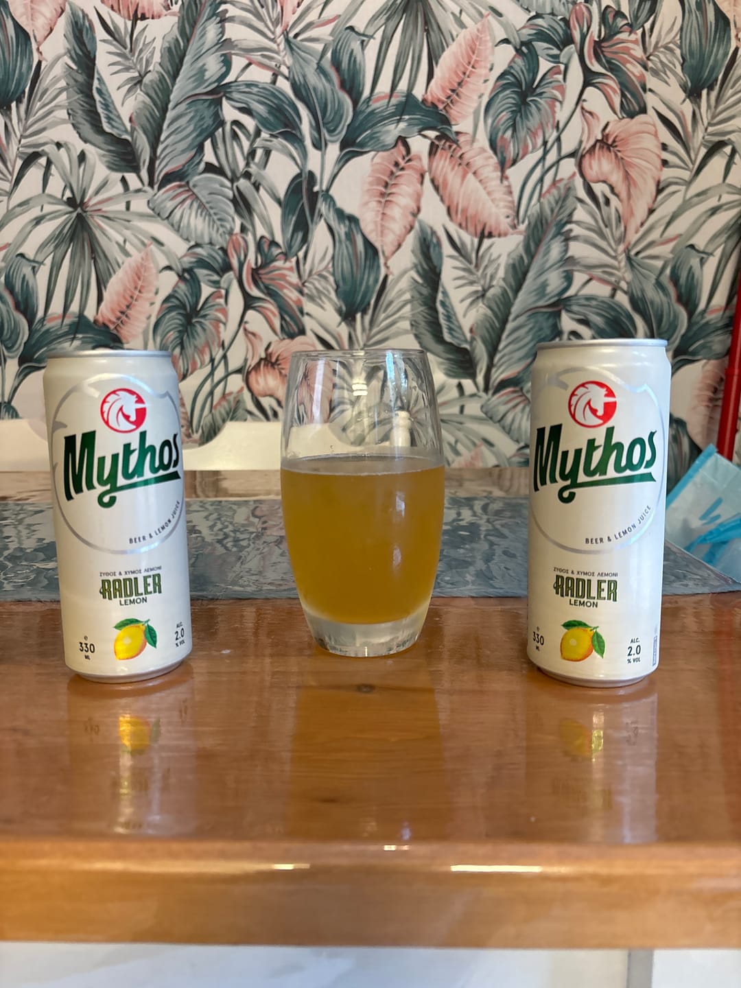 Customer photo review of Mythos Radler can - 4x330ml