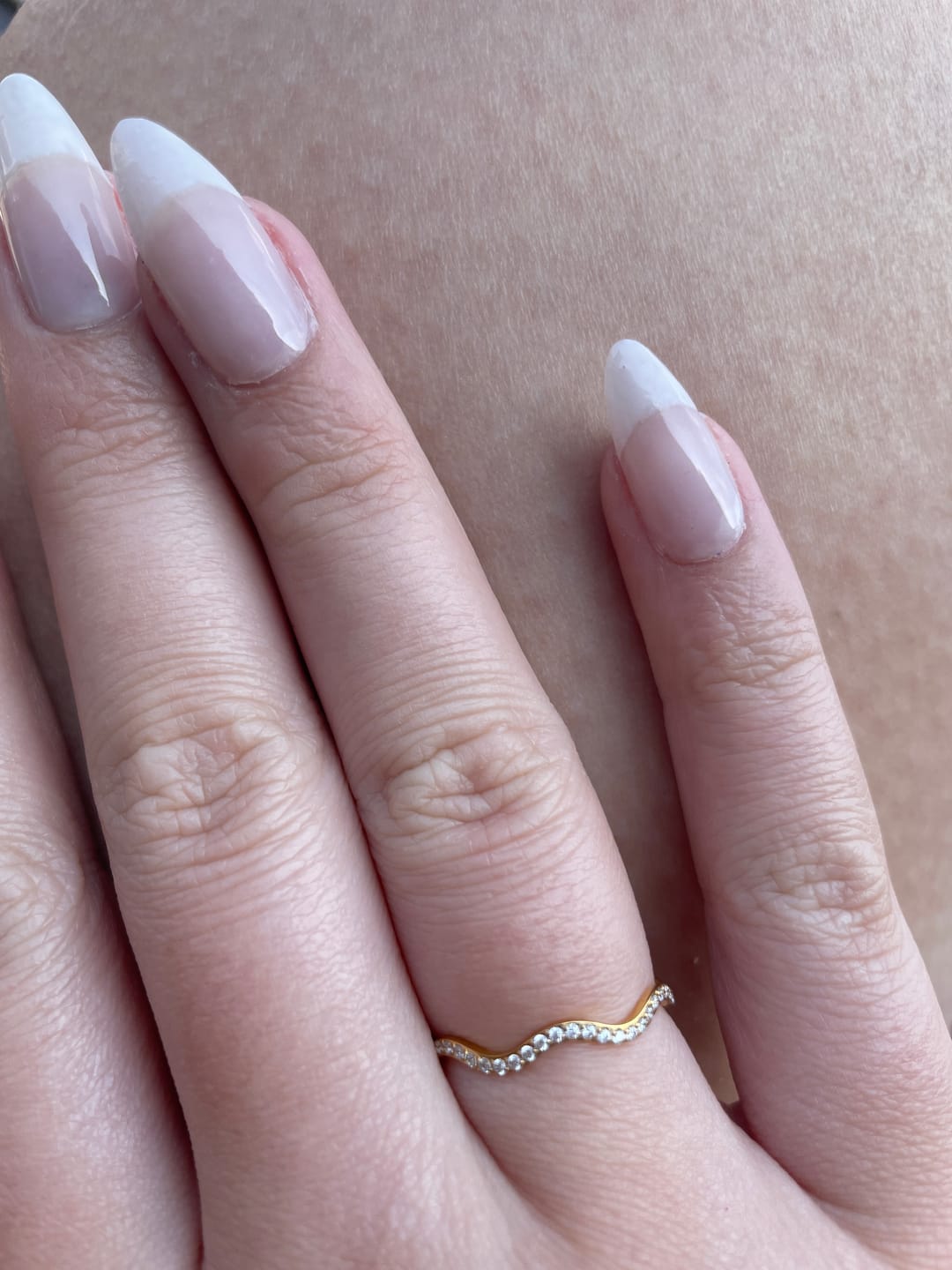 Customer photo review of Wavy Ring | 18K vergoldet