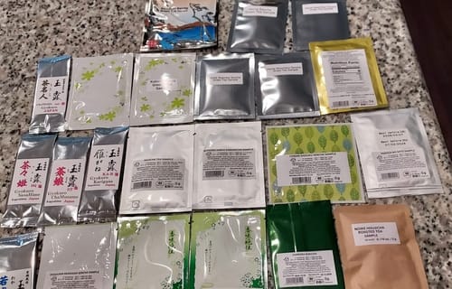Customer photo review of Matcha Tea Sampler (21 pack)