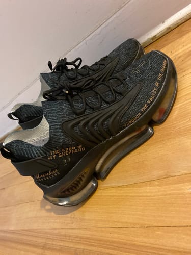Customer photo review of Women's Black Psalm 23s - First Edition Christian Shoes