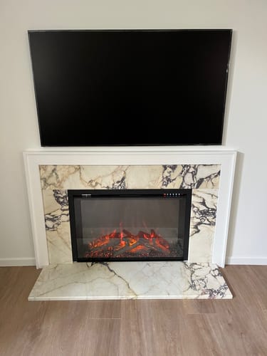 Customer photo review of Modern Flames Redstone 42" Built In Electric Firebox Insert