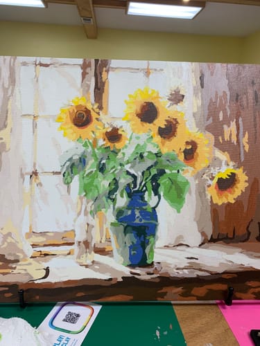 Customer photo review of Sunflowers Window Light